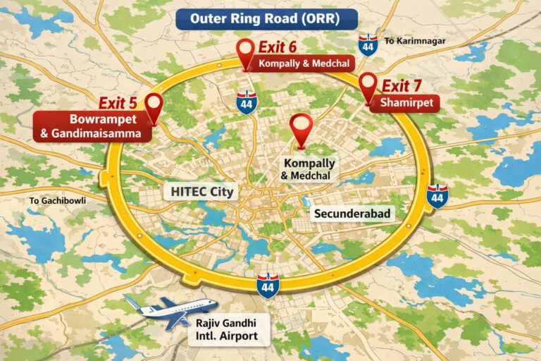 Best Areas for 2 & 3 BHK Flats in Hyderabad (2026 Guide)